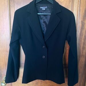 Vince Ruched Back Two Button Blazer